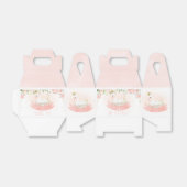Pink Floral Swan Prinzessin Birthday Favor Box Geschenkschachtel (Ungefaltet)