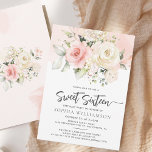 Pink Floral Sweet 16 Geburtstagsparty Einladung<br><div class="desc">Niedliche moderne und elegante Sweet 16 Geburtstagsfeier Einladungen. Die Vorlage, die leicht bearbeitet werden kann, und der Text wird durch Klicken auf die Schaltfläche "Personalisieren" durch Ihre eigenen Daten ersetzt. Für weitere Anpassungen, verwenden Sie unser Design-Tool, um diese Vorlage zu ändern. TIPP: Karo der anderen Geburtstagsartikel in dieser Sammlung unten....</div>