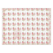 Pink Floral Tee Party Babydusche Tischdecke (Vorderseite (Horizontal))