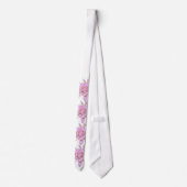 PINK FLORAL Tie Krawatte (Rückseite)