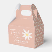 Pink Floral Vielen Dank für Ihre Unterstützung Box Geschenkschachtel (Vorderseite)