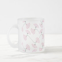Pink Floral Vines Flowers Mug