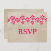 Pink Floral Vintage UAWG Postkarte (Vorne/Hinten)