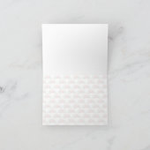 Pink Floral Wasserfarbe Danke Karte (Innenseite)