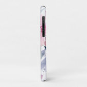 Pink Floral Watercolor Case-Mate iPhone Hülle (Hinten/Links)