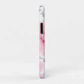 Pink Floral Watercolor Case-Mate iPhone Hülle (Hinten/Rechts)