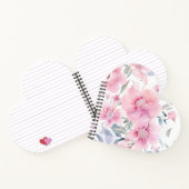 Pink Floral Watercolor Notizblock (Innenseite)