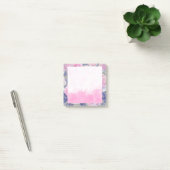 Pink Floral Watercolor Post Notizen (Büro)