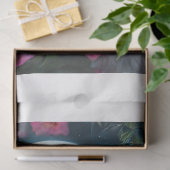 Pink Floral Wolf Moon Seidenpapier (Geschenk)