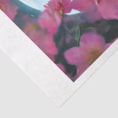 Pink Floral Wolf Moon Seidenpapier (Ausschnitt)