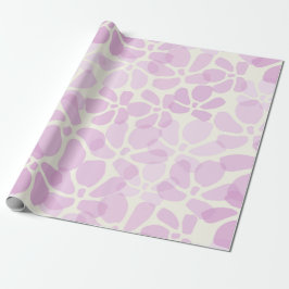 Pink Floral Wrapping Paper Geschenkpapier