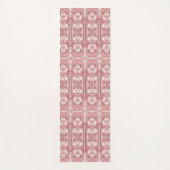 Pink Floral Yoga Mat Yogamatte (Vorderseite)