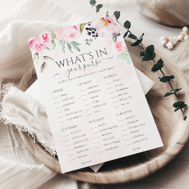 Pink-florale Dinge in deinem Brautparty-Spiel