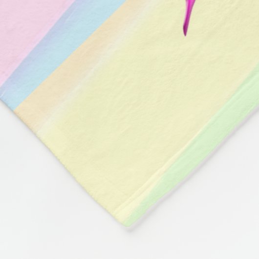 PINK FLORALFRÜCHTE DES SPIRITT CUSTOM BLANKET FLEECEDECKE (Ecke)