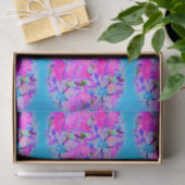 Pink Florals Tissue Paper Seidenpapier (Geschenk)