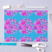 Pink Florals Tissue Paper Seidenpapier (Handwerk)