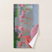 Pink Florida Flamingos Handtuch (Handtuch)