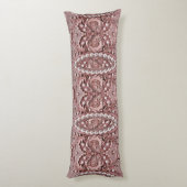 Pink Flower Body Pillow Seitenschläferkissen (Rückseite (Vertikal))