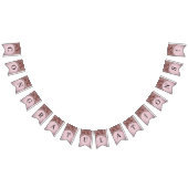 Pink Flower Bunting Flag Wimpelkette (Alle)