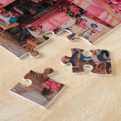 Pink Flower Café Puzzle–Blooming Paradise in Pink Puzzle (Seite)