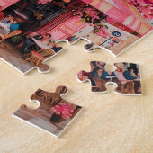 Pink Flower Café Puzzle–Blooming Paradise in Pink Puzzle (Seite)