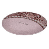 Pink Flower Cutting Board Schneidebrett (Ecke)