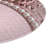 Pink Flower Cutting Board Schneidebrett (Ecke)