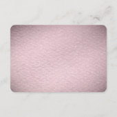 Pink Flower Detail Begleitkarte (Rückseite)