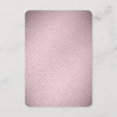 Pink Flower Detail Enclosure Begleitkarte (Rückseite)