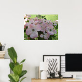 Pink Flower Dogwood Poster (Heimbüro)