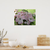 Pink Flower Dogwood Poster (Küche)