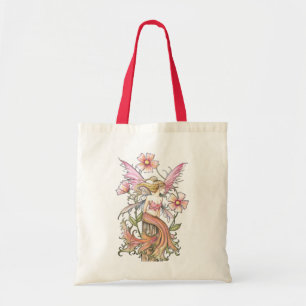 Pink Flower Fairy Budget-Tasche, Lebensmittel Eink Tragetasche