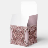 Pink Flower Favor Box Geschenkschachtel (Geöffnet)