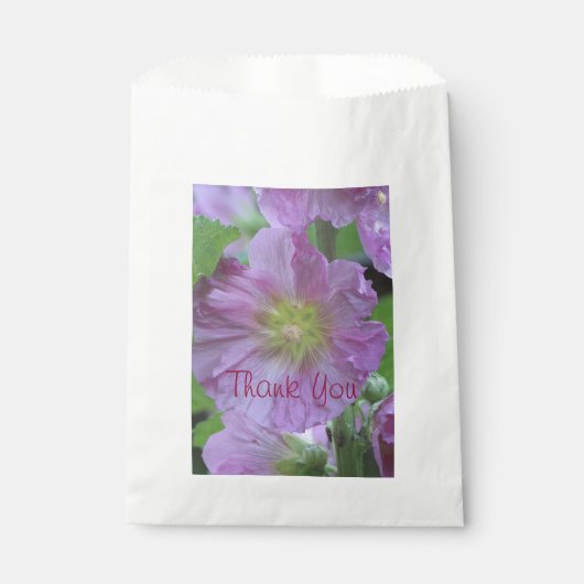 Pink Flower Garden Themed Geschenktütchen (Vorderseite)