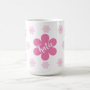 Pink Flower Glam- Kaffeetasse