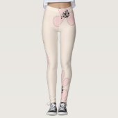 pink flower leggings (Vorderseite)