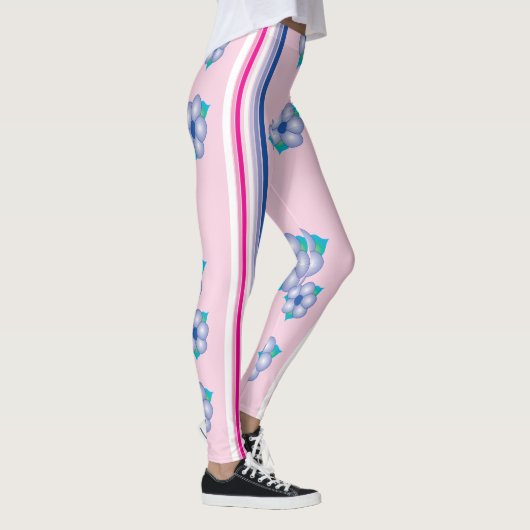 Pink Flower Leggings (Rechts)