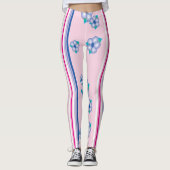 Pink Flower Leggings (Vorderseite)