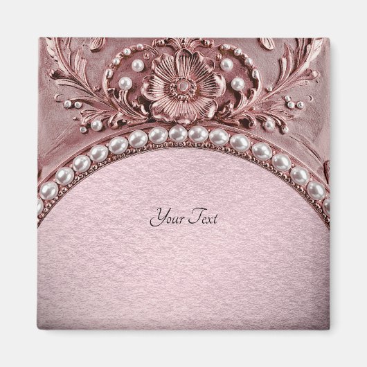 Pink Flower Magnet (Vorne)