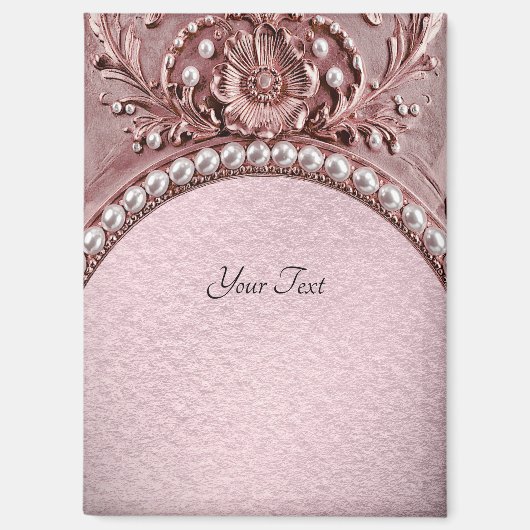 Pink Flower Magnet (Vorderseite)