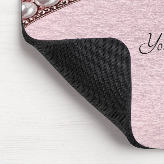 Pink Flower Mousepad (Ecke)