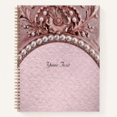 Pink Flower Notebook Notizblock (Vorderseite)