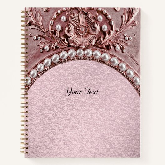 Pink Flower Notebook Notizblock (Vorderseite)