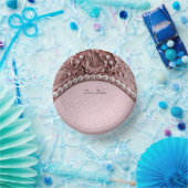 Pink Flower Pappteller (Party)