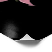 Pink Flower Poster (Ecke)