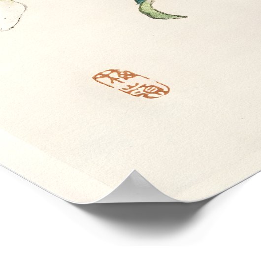  Pink Flower Poster (Ecke)