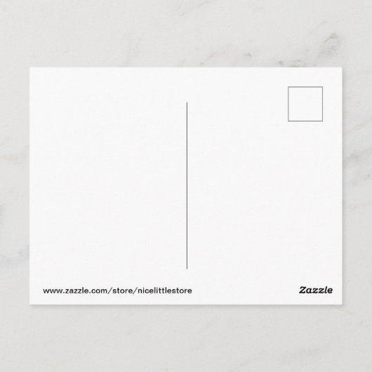 Pink flower postkarte (Rückseite)