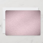 Pink Flower Save The Date (Rückseite)