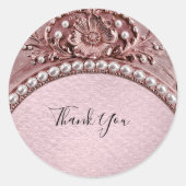 Pink Flower Sticker (Vorderseite)