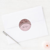 Pink Flower Sticker (Umschlag)